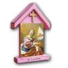 HABAKUK Art St Cecilia icon, Saint Cecilia, gift for musician, musical gift, christian home, music patron (LARGE: 8.2x5.1 in (21x13 cm)) view 1