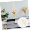 GOOHOCHY Hanging Rope Fruit Basket Macrame Wall-Mounted Storage Decorative Organizer for Kitchen Home Stylish Hanging Basket for Fruits Veggies Housewarming view 3