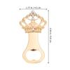 BRIGHTFUFU 12 Pcs Gold Crown Bottle Opener Multifunctional Manual Bottle Opener for Baby Shower Wedding Birthday Party Favors Elegant Practical Present for Guest view 4