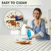 ALIUNI Drawer and Shelf Liner, Non-Slip Kitchen Cabinet Liners Non-Adhesive Thick Strong Grip Waterproof Washable Mats Protect Dresser Shelves Cupboard Bathroom Cabinets, Yellow Plaid, 24 in X 10 FT view 3