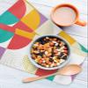 Orange Red Waffle Kitchen Dish Towels Set of 4,Super Absorbent & Quick Dry Hair Hand Bath Tea Golf Microfiber Towel,Soft Gym Towel Cleaning Dish Washcloth,Modern Abstract Beige Purple 12"x12" view 3