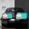 Nouiroy Funny Baby On Board Car Sticker and Decal-2 Pcs Cute Rabbit Baby in Car Decal Reflective Vinyl Sticker for Cars Window Bumper Baby Safety Warning Sign Sticker (Watermelon Rabbit, Mint Green) view 2