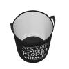 It's Way Too Peopley Outside Laundry Baskets Dirty Clothes Storage Basket Foldable with Handles Laundry Basket, for Bedroom, Bathroom Medium view 3