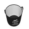 Keep Calm and Love Hippos Laundry Baskets Dirty Clothes Storage Basket Foldable with Handles Laundry Basket, for Bedroom, Bathroom Small view 3