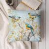 adverrex Throw Pillow Covers 18x18 Double Sided Velvet Birds Branch Decorative Pillowcase Couch Pillows for Bedroom Living Room Outdoor view 4