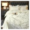 QuKan Bed, Luxury Bedding Sets, Lace Duvet Cover Pillow Cases, Solid Color Sheet Sets view 2