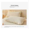 Bed, 3pcs Thick Cotton Bed Sheets, Solid Double Bed Covers, Blanket Beds, Linen Quilted Bed Sheets with Pillowcases view 3