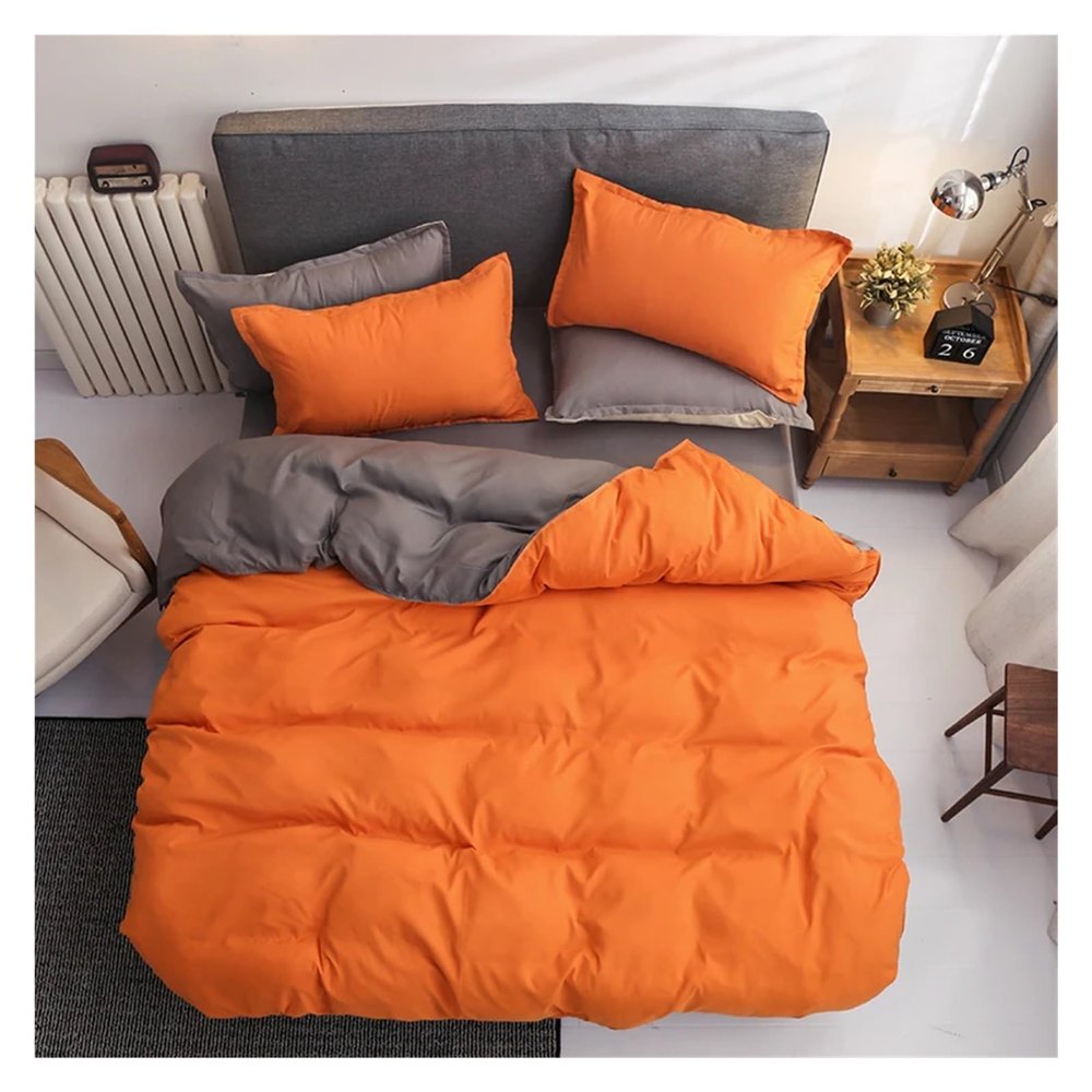 QuKan Bed, Bedding Sets Bed Sheet 4 Piece Sets Bed Sheet Duvet Cover Sets Home Textiles