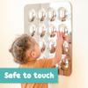 Spark & Wow Sensory Wall Toddler Mirror | Large | 16 Bubbles | for Ages 6m+ | Easy-to-Clean Acrylic | Stimulate Cognitive Development view 4