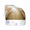 AMAZWI Angel Wing Funny Led Christmas Hats,Cute Santa Hats Xmas Holiday Hat,Christmas Party Hat For Adult view 2
