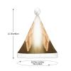 AMAZWI Angel Wing Funny Led Christmas Hats,Cute Santa Hats Xmas Holiday Hat,Christmas Party Hat For Adult view 4