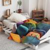 MYGANN Coloured Stones Four Seasons Universal Facecloth Blanket 40x60in, Lightweight and Portable, for Bed Sofa Office Camping view 4