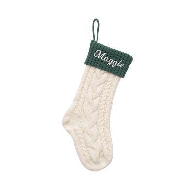 DAXXIN Christmas 46cm Christmas Knitted Stocking Gift Candy Hanging Bag Xmas Hotel Home Fireplace Decoration Christmas Socks 2023 Christmas Bag Christmas Decorations (Color : 1-3)