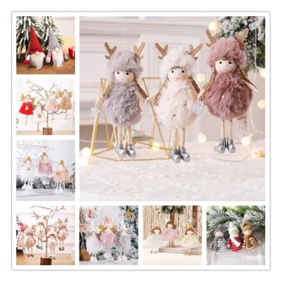 Christmas New Year Girl Gift Cute Christmas Angel Doll Xmas Tree Ornament Noel Deco Christmas Decoration for Home Natal Navidad Christmas Decorations (Color : E3)