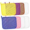 HyKab 16 Pcs Bath Cloth Towel Girl Bath Towel Face Nylon (Color : As Shownx3pcs, Size : Mediumx3pcs) view 2