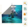 Amazwi West Indian Manatees Dish Drying Mat For Kitchen Counter,Ultra-Absorbent Dish Drainer Mat Kitchen Decor Drying Pad view 2