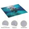 Amazwi West Indian Manatees Dish Drying Mat For Kitchen Counter,Ultra-Absorbent Dish Drainer Mat Kitchen Decor Drying Pad view 3