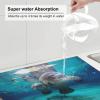 Amazwi West Indian Manatees Dish Drying Mat For Kitchen Counter,Ultra-Absorbent Dish Drainer Mat Kitchen Decor Drying Pad view 4