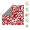 Candy Canes Dish Drying Mat For Kitchen Counter,Ultra-Absorbent Dish Drainer Mat Kitchen Decor Drying Pad view 2