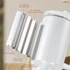 AGH 4 Pack 40 oz Sublimation Glitter White Tumblers with Stainless Steel Straw and Lid, Insulated Double Wall Vacuum Reusable Cups with handle, Travel Mug for Party,Home,Driving,Office view 4
