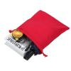 PATIKIL Reusable Drawstring Bags, 10x12.6 Inch 3 Pack Multipurpose Cotton Dust Bags, Luggage Organizer, Travel Essentials Storage Pouch, Red view 3