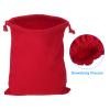 PATIKIL Reusable Drawstring Bags, 10x12.6 Inch 3 Pack Multipurpose Cotton Dust Bags, Luggage Organizer, Travel Essentials Storage Pouch, Red view 4