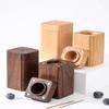 Eyepkildly Toothpick Dispenser, Whole Wood Hollowed Out Toothpick Holder Home Kitchen Restaurant Christmas Thanksgiving Birthday Gift for Friend Family Decoration Toothpicks 180 Pcs (type4) view 4