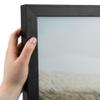ArtToFrames 19x35 Inch Black Picture Frame, This 1.00 Inch Custom Poster Frame is Woodgrain Black Shadowbox 1.5 inch Tall - Comes with Economy Acrylic and Corrugated Backing view 1