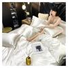 ADovz Blending Natural Mulberry Silk Bedding Set Luxury Satin Silky Queen Size Duvet Cover Set with Sheets King Size Bed Set,Bed Sheets view 2