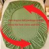 1pc Elastic Velvet Fitted Sheet, Taffeta Shaggy Bed Cover Autumn Winter Mattress Protectors, Fitted Deep Pocket Up to 11''(C,150 * 200cm) view 3