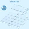 Suneerplay Spice Drawer Organizer 8 Tier, Acrylic Seasoning Organizer Rack, Clear Spice Rack Tray, Kitchen Seasoning Jars Drawers Insert (Jars Not Included/Expandable From 13" to 26") view 2