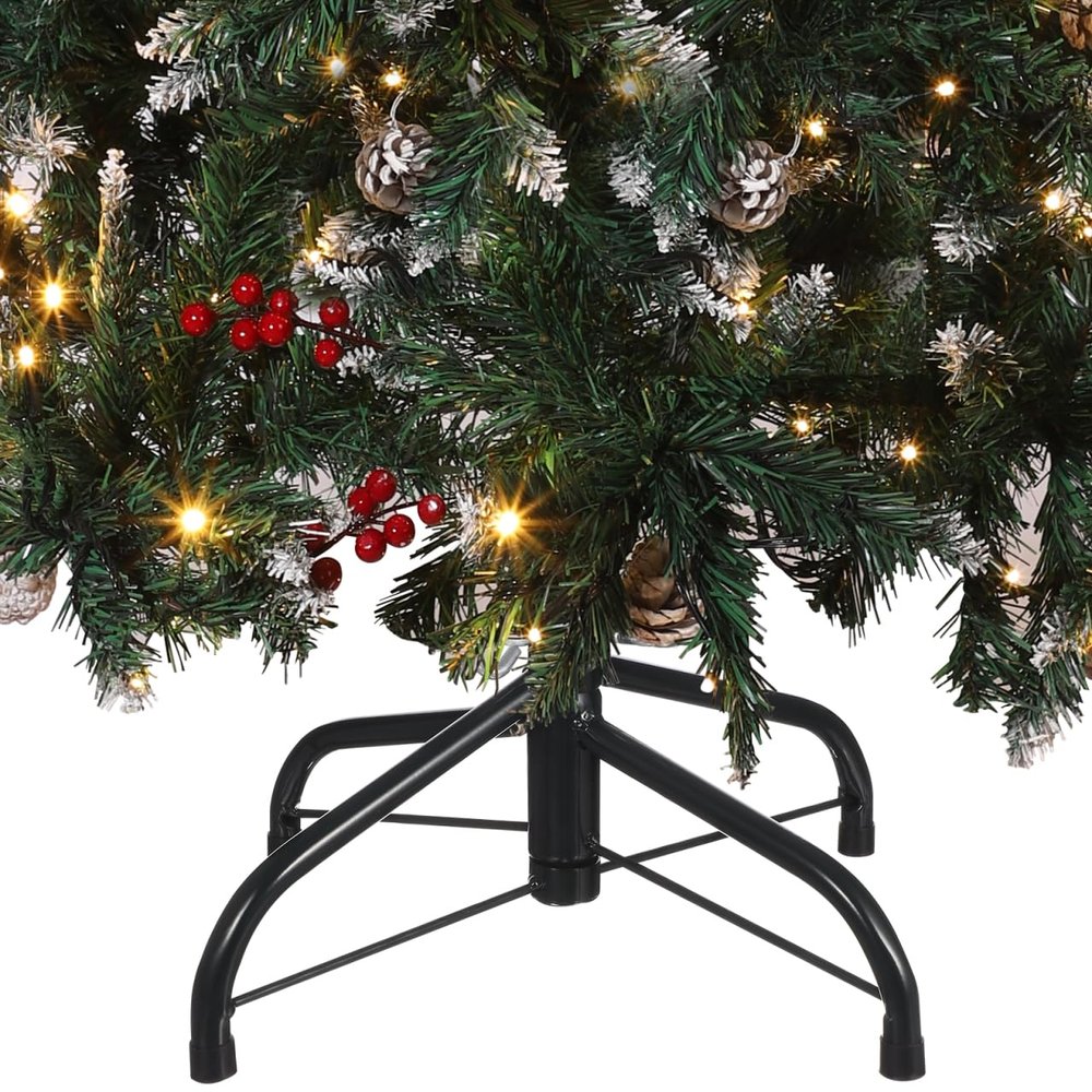 Zerodeko Xmas Tree Stand Coated Base Support for Christmas Tree Easy Installation for Indoor and Outdoor Use
