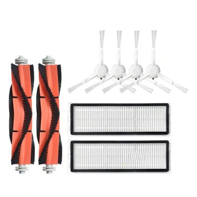 GRASKY Accessories/Fit for Xiaomi Mijia Mi Robot Vacuum-Mop 2 Robot Cleaner Main Roller Side Brush Hepa Filter Cloth Parts Kits STYTJ03ZHM (Color : Set E)