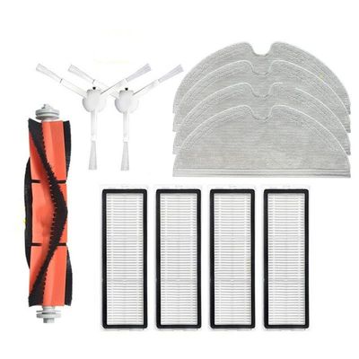 GRASKY Accessories/Fit for Xiaomi Mijia Mi Robot Vacuum-Mop 2 Robot Cleaner Main Roller Side Brush Hepa Filter Cloth Parts Kits STYTJ03ZHM (Color : Set C)