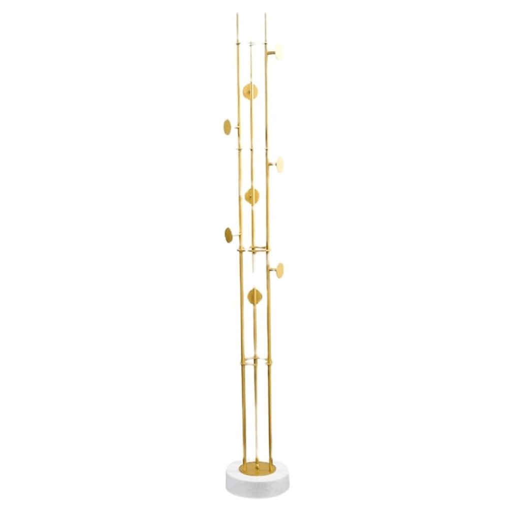 WAGLOS Coat Stand Coat Rack Freestanding Modern Metal Coat Stand with 8 Hooks Coat Tree With marble base Coat Shelf for Entrance Hallways Coat Holder Space Saver