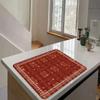 Christmas Style Patterns Kitchen Dish Drying Mat, Countertop Absorbent Drainer Mat Coffee Machine Insulation Pad Diatomite Quick-Drying Sink Mat for Kitchen Decoration (6070cm,Style 2) view 3