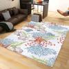 Starfish Coral Seaweed Kids Area Rug, Cartoon Abstract Art Rugs, Anti-Slip Washable Low Pile Easy Clean Thin Absorbent Carpet for Living Room Bedroom Entryway Hallway Nursery-6x8ft view 2