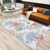 Starfish Coral Seaweed Kids Area Rug, Cartoon Abstract Art Rugs, Anti-Slip Washable Low Pile Easy Clean Thin Absorbent Carpet for Living Room Bedroom Entryway Hallway Nursery-6x8ft view 3