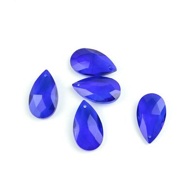 Chandelier Crystal Prisms Pendants Dark Blue 38mm/50mm/63mm/76mm Chandelier Pendent Crystal Chandelier Crystal Prisms Pendants (Color : 76mm 10pcs)