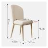 BytheM Chair Kitchen Back Stool,Hotel Guest Chair,Pu Upholstered Leisure Chair,Nail Salon Chair (Color : Animal Horse) view 3