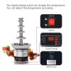 Aimery Chocolate Fountain,Chocolate FondueStainless Steel Sauce Melting Pot, Chocolate Melt Heating Fondue MachineSauce Heater for Party Restaurant Wedding and Birthday (Color : 110V, Size : 4 Tie view 4