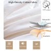 ZTGL New White Goose Feather & Down Duvet Queen/King Size - 100% Cotton Anti-Down Proof Cover - 900 Fill Power - All Year Round Warmth Luxury Double Quilt Bed Comforter,Blue a,180x220cm/2.5kg view 4