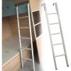 BXKCFYBSQ White Bunk Bed Ladder Loft Bed Ladder with 2 Hooks, Camper Bunk Bed Ladder for Travel Trailer, Capacity 150kg/330lbs (Size : 1.65m/65 Inch) view 1
