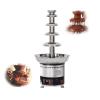 Aimery Chocolate Fountain,Chocolate FondueStainless Steel Sauce Melting Pot, Chocolate Melt Heating Fondue MachineSauce Heater for Party Restaurant Wedding and Birthday (Color : 220V, Size : 5 Tie view 1