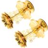 2pcs Lotus Candle Holders Butter Lamp Base for Buddhist Use Decorative Candlestick Flower Design for Home and Decor view 1