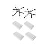 4X Robot HEPA Filter + 4X Side Brush Compatible for IBoto Aqua X310 Robotic Vacuum Cleaner Parts view 1