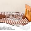 BESTonZON 2pcs Refrigerator Storage Basket Wire Baskets for Freezer Organization Vegetable and Fruit Bin for Home Kitchen Organization view 4