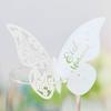100Pcs 3D For Butterfly Number Name Paper Place Cards Wine Glass Cup Card Eid Wedding Party Decoration Women 3pcs Set view 2