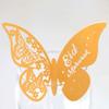 100Pcs 3D For Butterfly Number Name Paper Place Cards Wine Glass Cup Card Eid Wedding Party Decoration Women 3pcs Set view 3