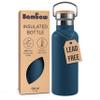 Bambaw Insulated Water Bottle 16 oz, Blue Water Bottle Stainless Steel, Reusable Water Bottle Dishwasher Safe, Stainless Steel Water Bottle Insulated  Aegean Blue view 1